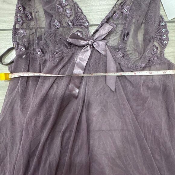 NWT Spree Intimate Purple/Elderberry Lingerie dress with matching panty size sma - Picture 4 of 10